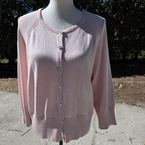 St. John Light Pink Women's Cardigan